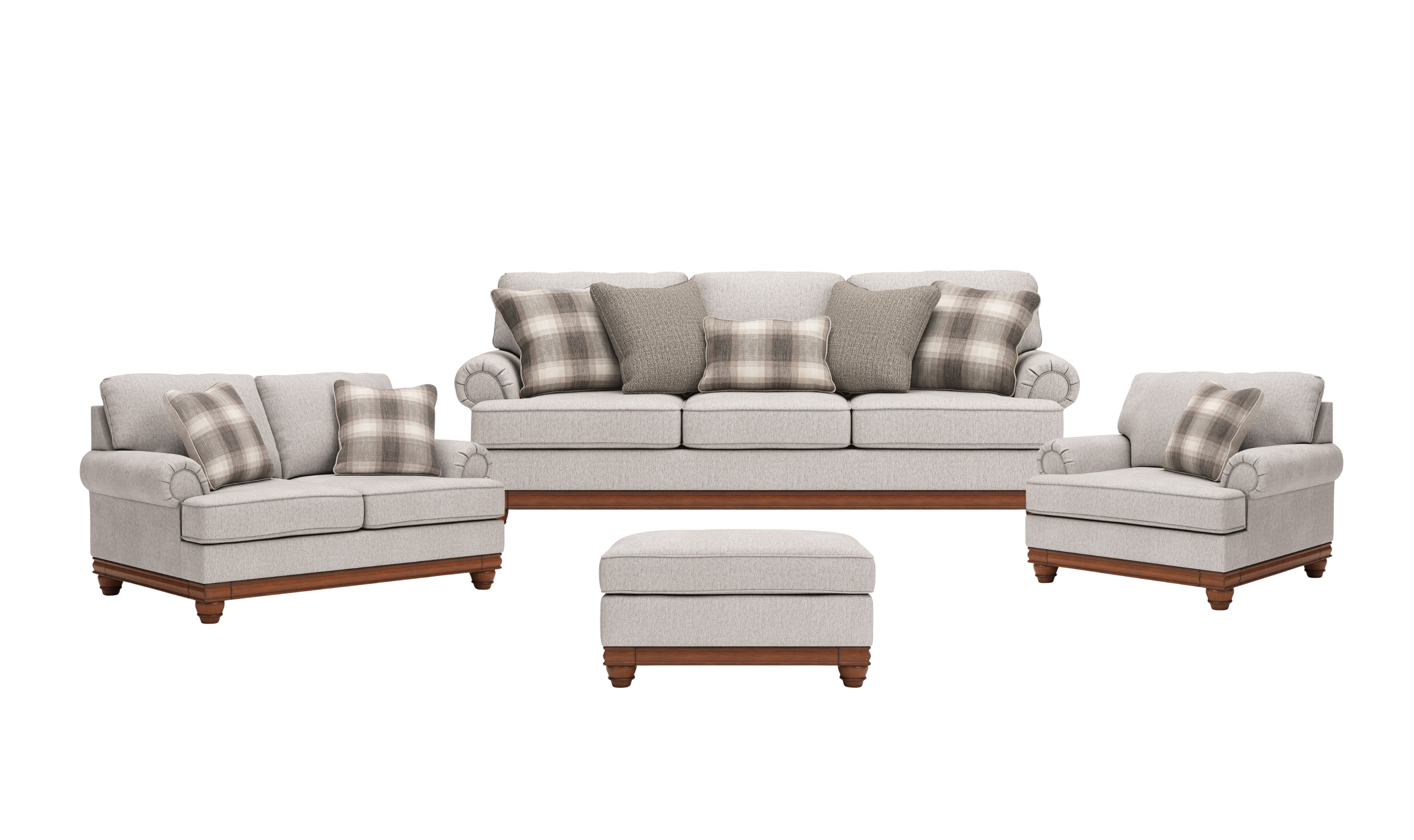 Modern Heritage Clearbrooke Polyester Living Room Set