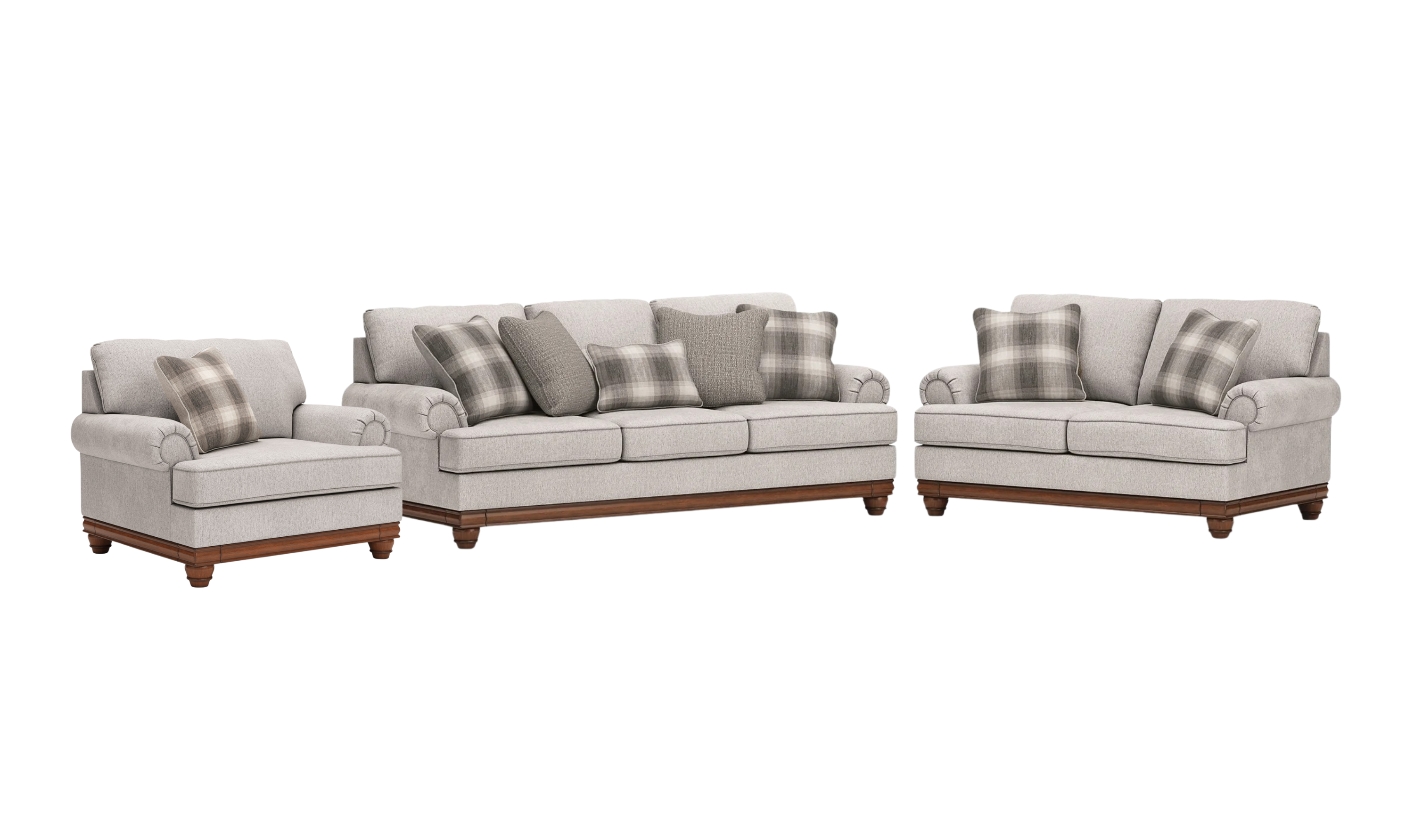 Modern Heritage Clearbrooke Polyester Living Room Set