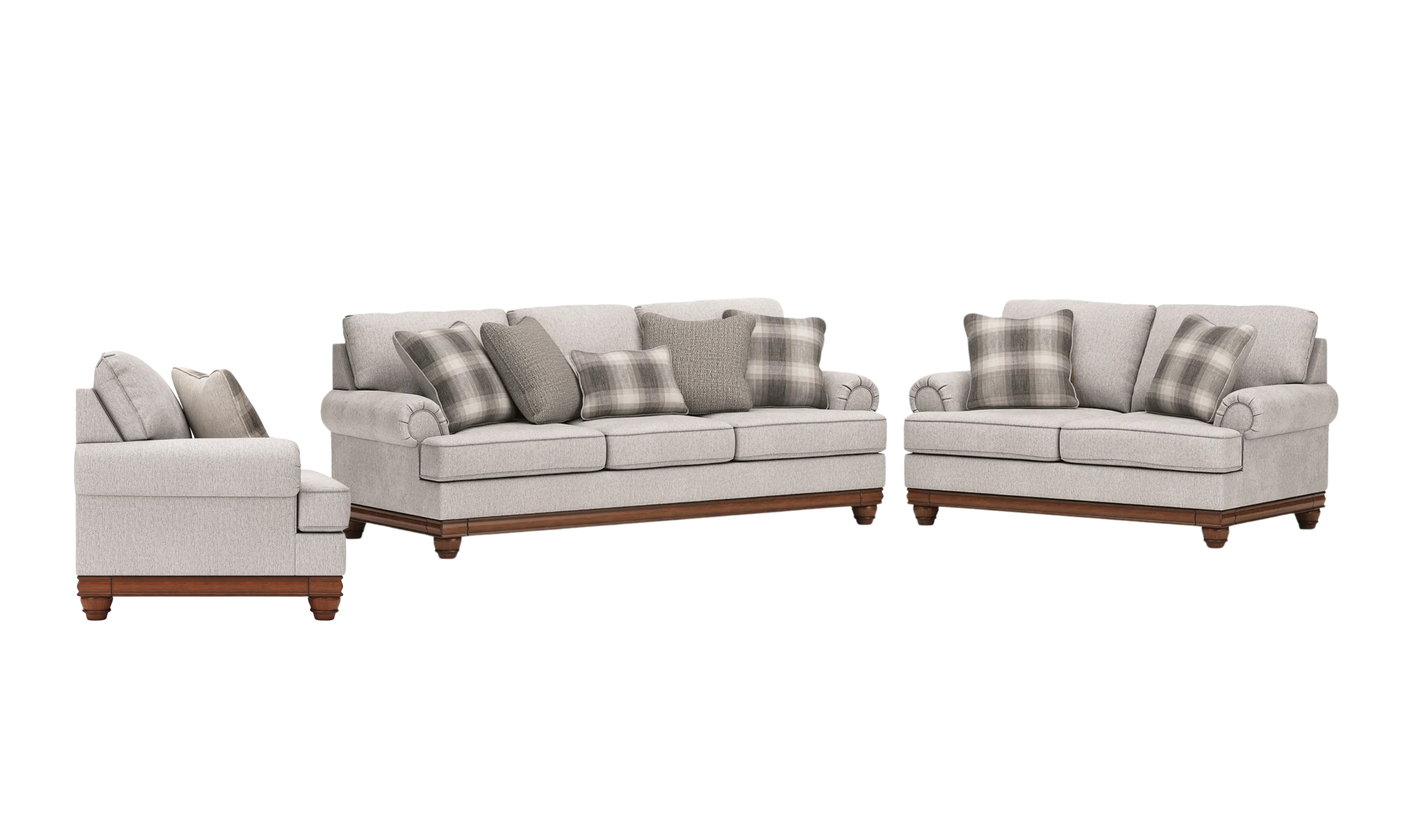 Modern Heritage Clearbrooke Polyester Living Room Set
