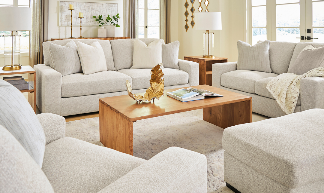 Modern Heritage Conlee-Pike Polyester Upholstered Living Room Set-Jennifer Furniture