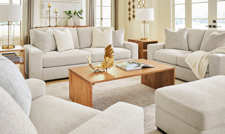 Modern Heritage Conlee-Pike Polyester Upholstered Living Room Set-Jennifer Furniture