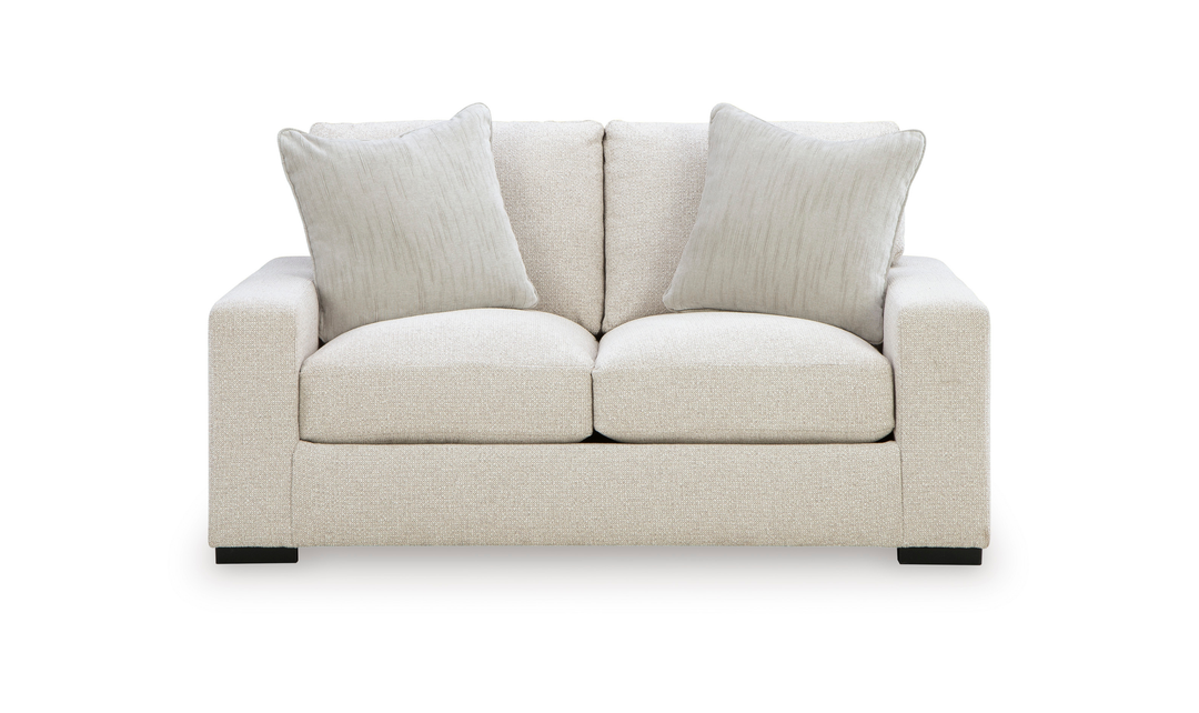 Modern Heritage Conlee-Pike Polyester Upholstered Loveseat-Jennifer Furniture