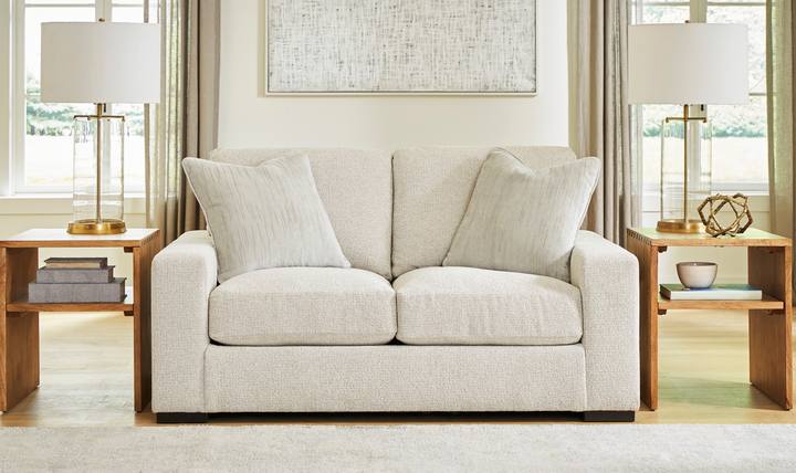 Modern Heritage Conlee-Pike Polyester Upholstered Loveseat-Jennifer Furniture