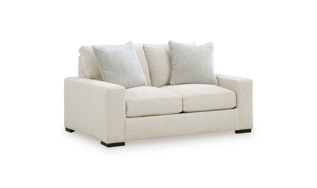 Modern Heritage Conlee-Pike Polyester Upholstered Loveseat-Jennifer Furniture