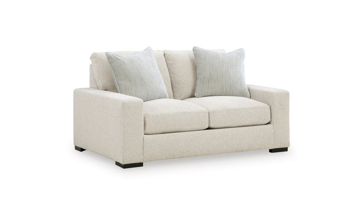 Modern Heritage Conlee-Pike Polyester Upholstered Loveseat-Jennifer Furniture