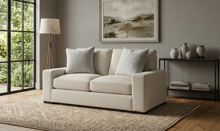 Modern Heritage Conlee-Pike Polyester Upholstered Loveseat-Jennifer Furniture