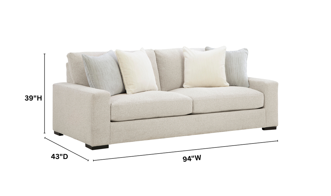Modern Heritage Conlee-Pike Polyester Upholstered Sofa-Jennifer Furniture