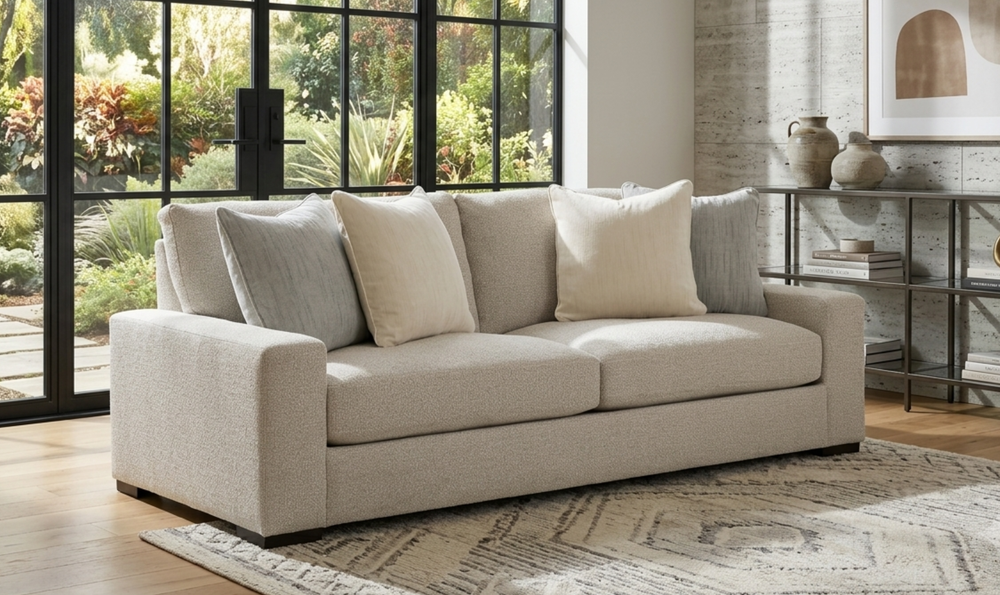 Modern Heritage Conlee-Pike Polyester Upholstered Sofa-Jennifer Furniture