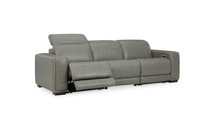 Modern Heritage Correze Leather Power Reclining Living Room Set