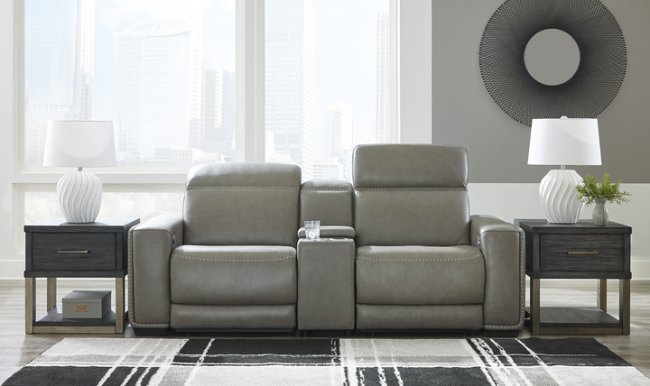 Modern Heritage Correze Leather Power Reclining Living Room Set