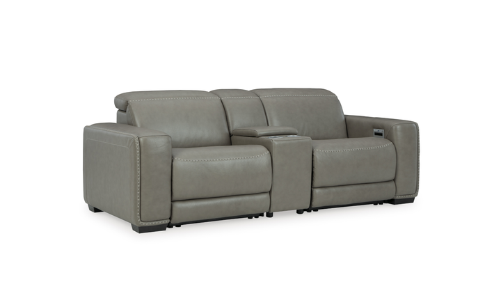 Modern Heritage Correze Leather Power Reclining Living Room Set