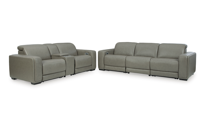 Modern Heritage Correze Leather Power Reclining Living Room Set
