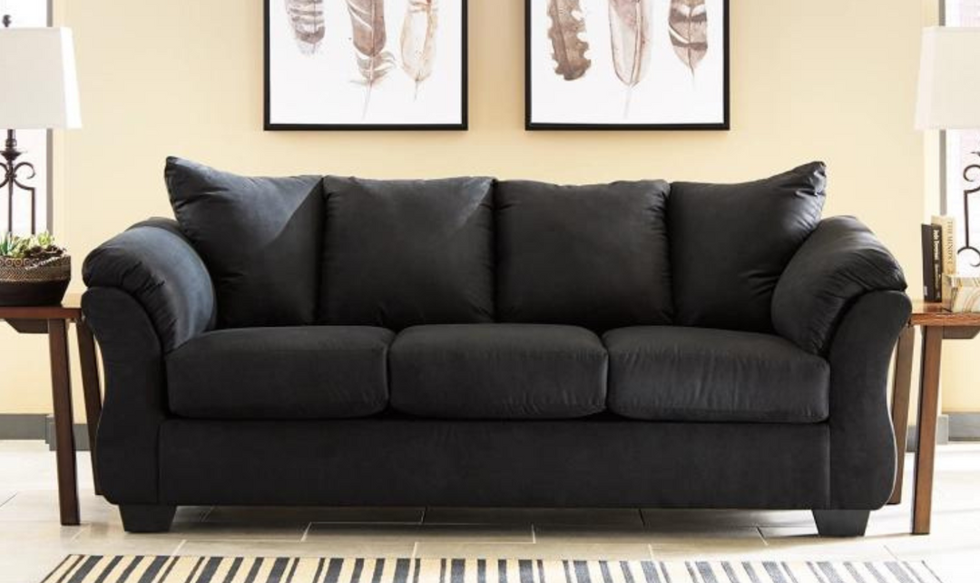 Modern Heritage Darcy 3-Seater Fabric Sofa with Pillow Arms