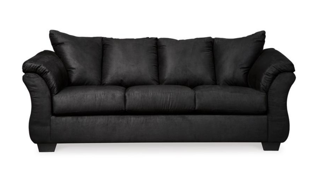Modern Heritage Darcy 3-Seater Fabric Sofa with Pillow Arms