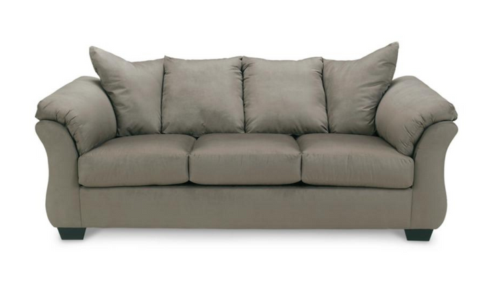 Modern Heritage Darcy 3-Seater Fabric Sofa with Pillow Arms