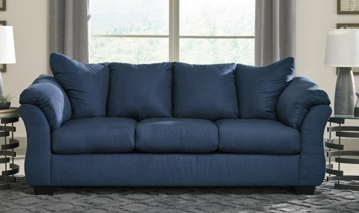 Modern Heritage Darcy 3-Seater Fabric Sofa with Pillow Arms