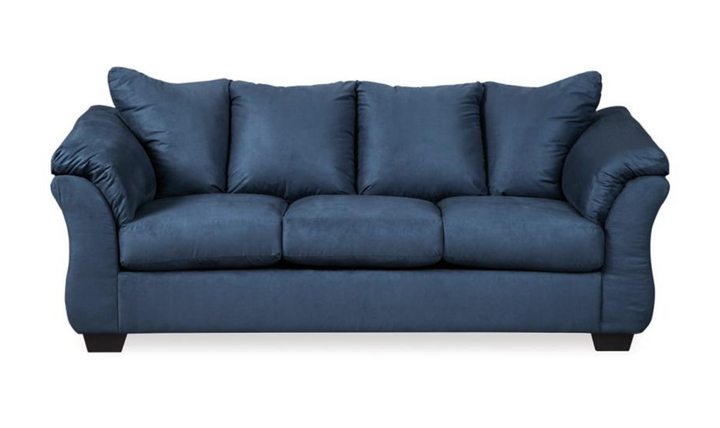 Modern Heritage Darcy 3-Seater Fabric Sofa with Pillow Arms