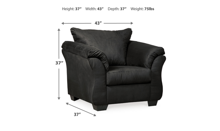 Modern Heritage Darcy Fabric Chair-Jennifer Furniture
