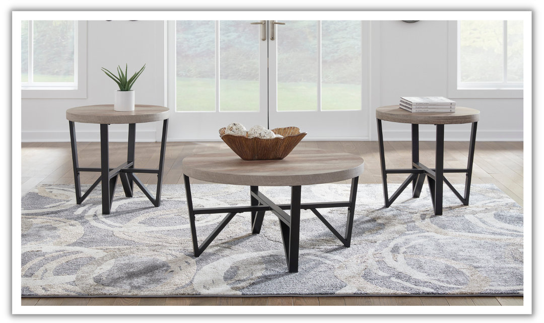 Modern Heritage Deanlee Occasional Table Set-jennifer furniture