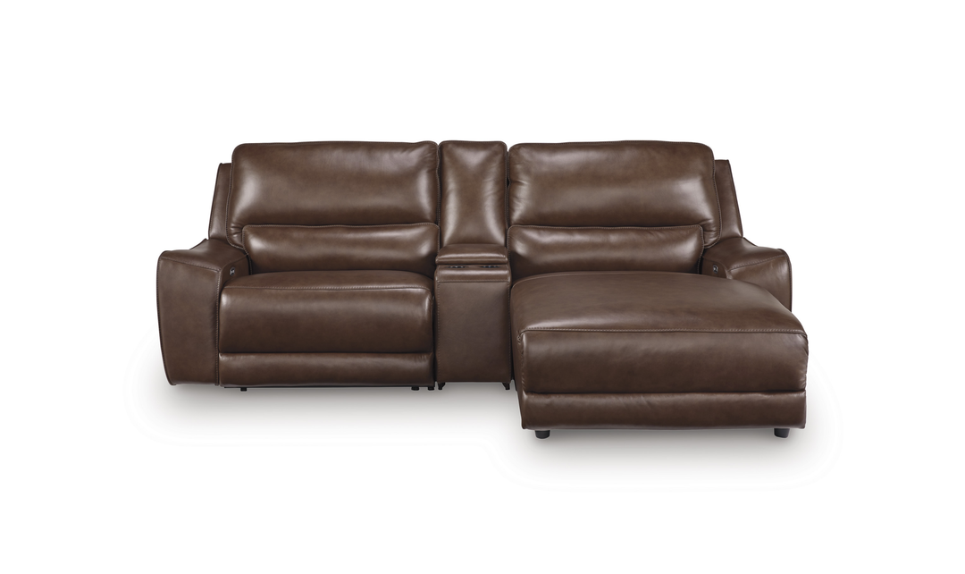 Modern Heritage DeepWakes 3-Piece Power Reclining Sectional with Chaise - Jennifer Furniture