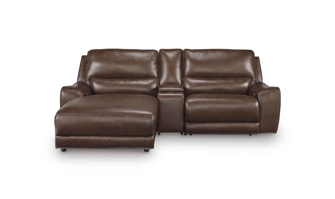 Modern Heritage DeepWakes 3-Piece Power Reclining Sectional with Chaise - Jennifer Furniture