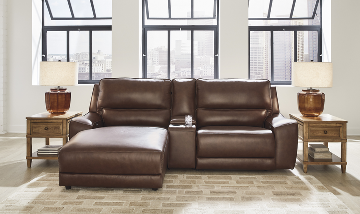 Modern Heritage DeepWakes 3-Piece Power Reclining Sectional with Chaise - Jennifer Furniture