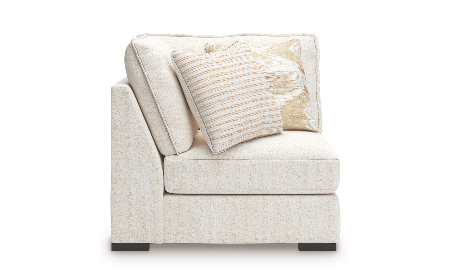 Modern Heritage Donelson Creek Vanilla Fabric Sectional Sofa