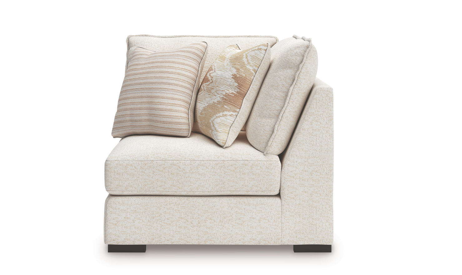 Modern Heritage Donelson Creek  Vanilla Fabric Sectional Sofa-jennifer Furniture