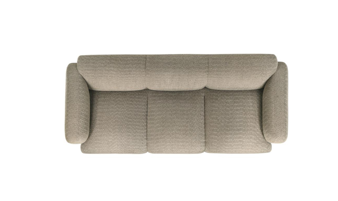 Modern Heritage Dorset 2‑Piece Fabric Round Track Arm Sofa Set-jennifer