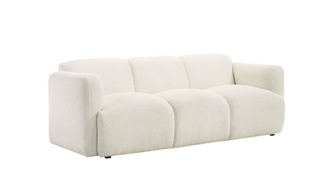Modern Heritage Dorset 2‑Piece Fabric Round Track Arm Sofa Set-jennifer