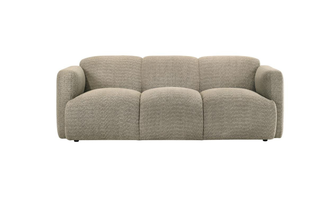 Modern Heritage Dorset 2‑Piece Fabric Round Track Arm Sofa Set-jennifer