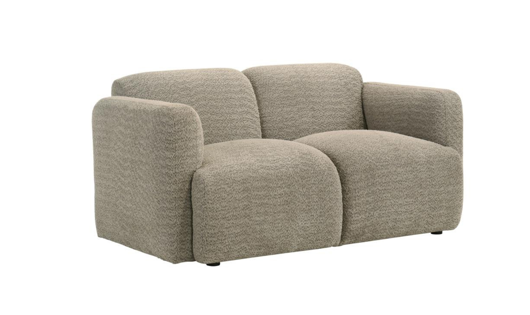 Modern Heritage Dorset 2‑Piece Fabric Round Track Arm Sofa Set-jennifer
