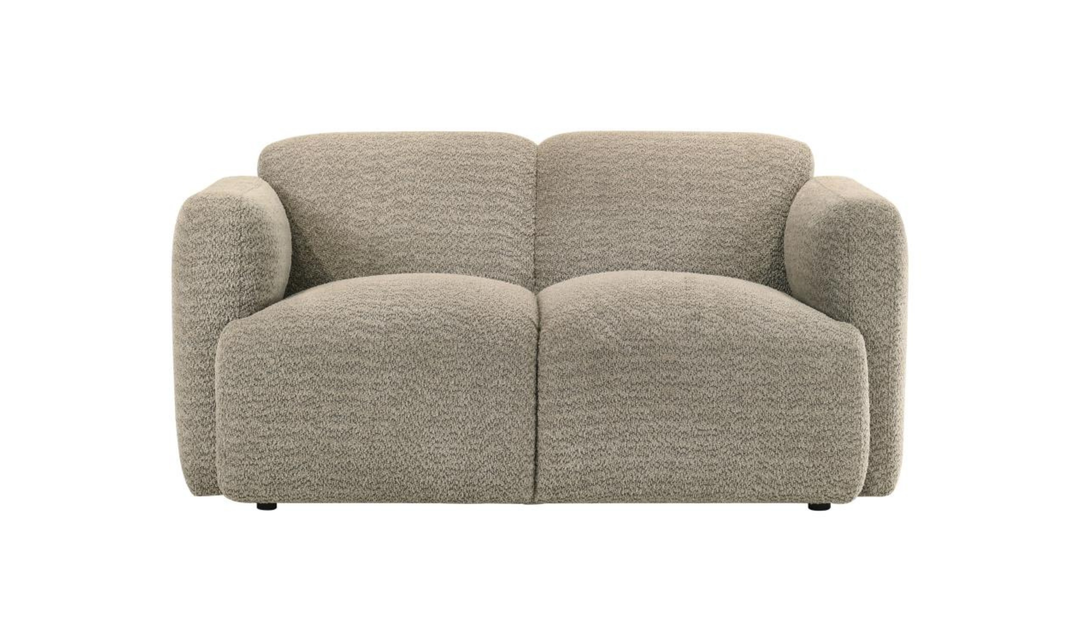 Modern Heritage Dorset 2‑Piece Fabric Round Track Arm Sofa Set-jennifer