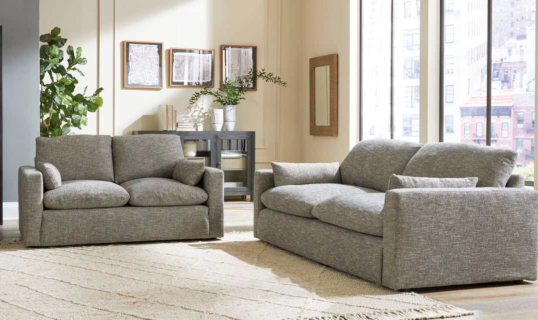 Modern Heritage Dramatic Granite Fabric Living Room set-Jennifer furniture