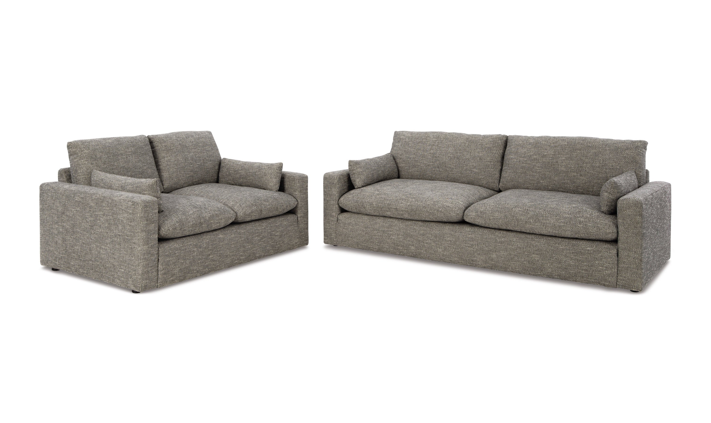 Modern Heritage Dramatic Granite Fabric Living Room set-Jennifer furniture