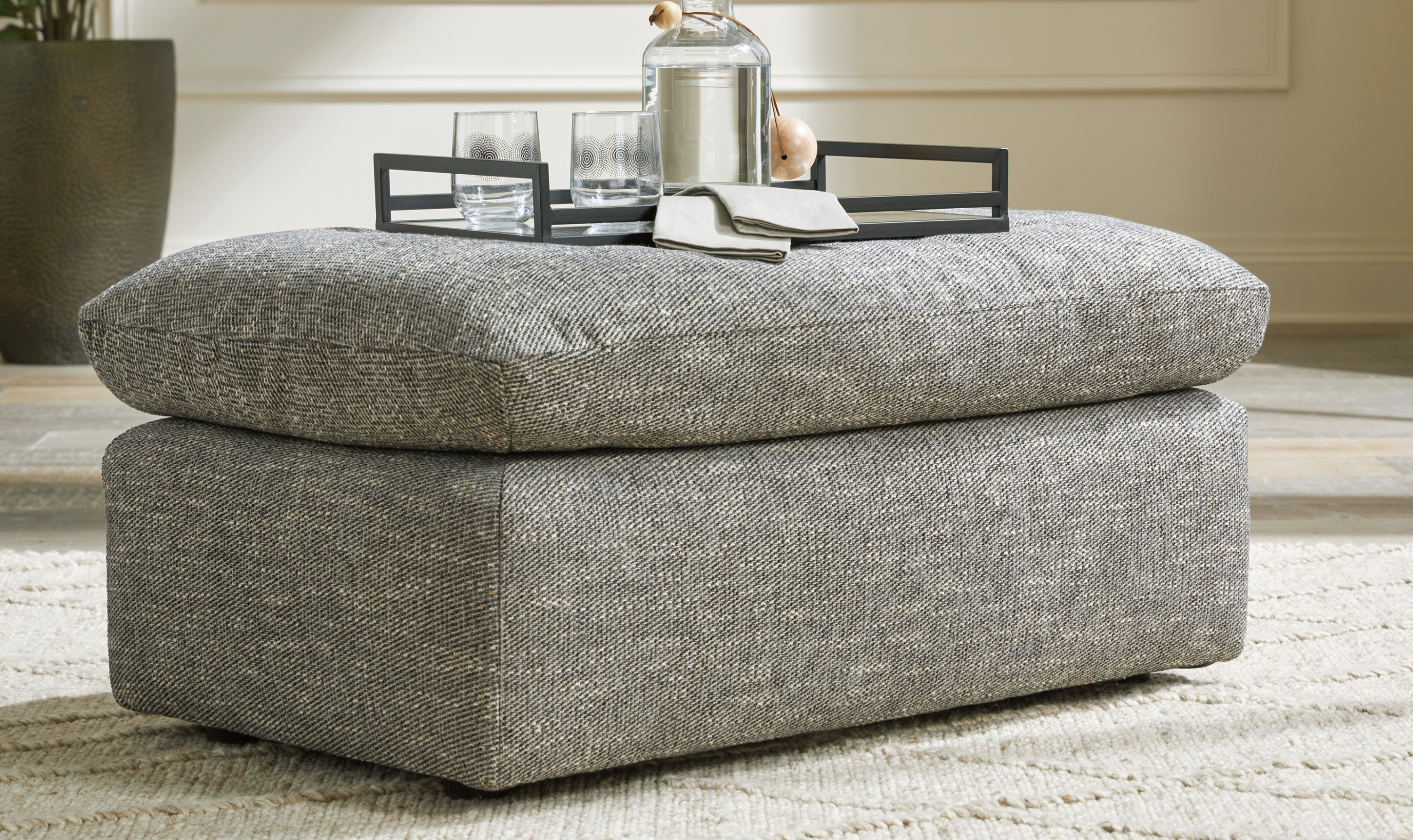 Modern Heritage Dramatic Ottoman