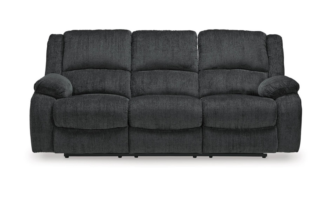 Modern Heritage Draycoll Fabric Power Reclining Set in Slate Gray