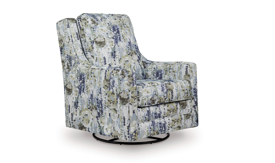 Modern Heritage Dustinford Swivel Glider Accent Chair-Jennifer Furniture