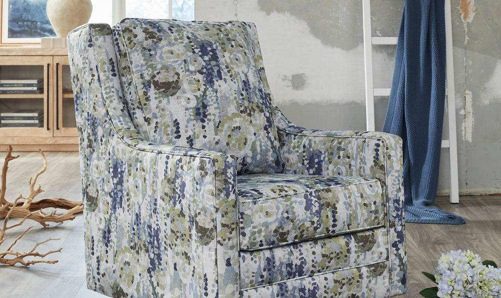 Modern Heritage Dustinford Swivel Glider Accent Chair-Jennifer Furniture