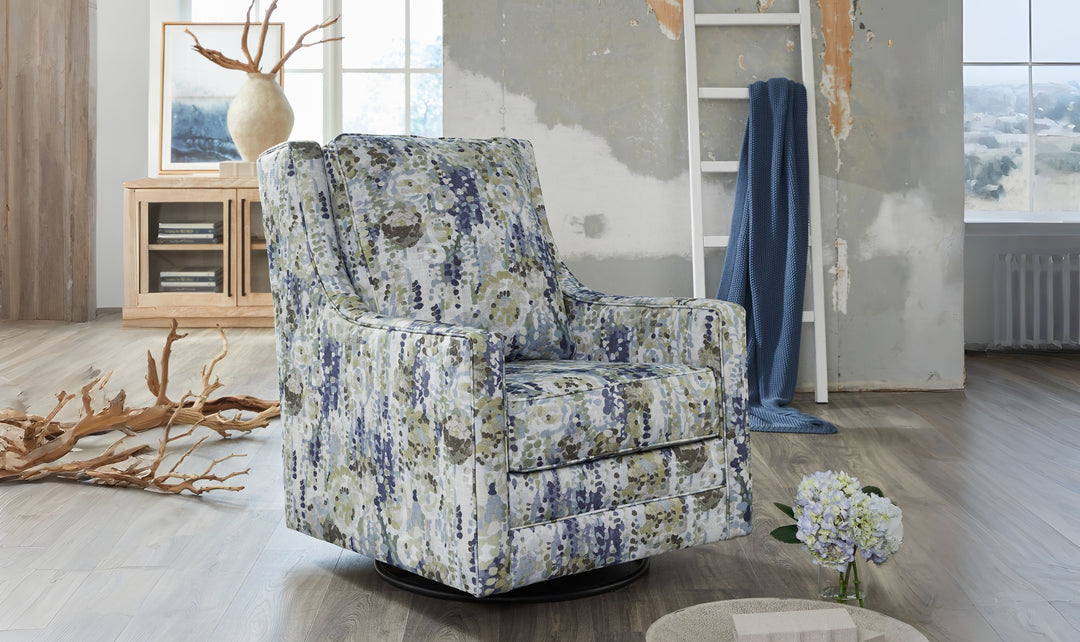Modern Heritage Dustinford Swivel Glider Accent Chair-Jennifer Furniture