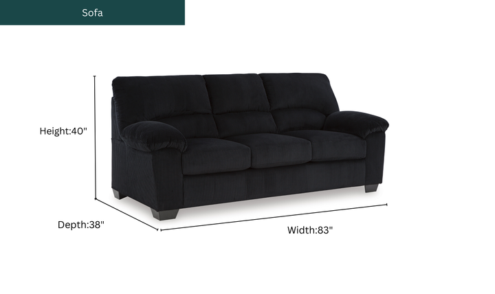 Modern Heritage SimpleJoy Fabric Living Room Set