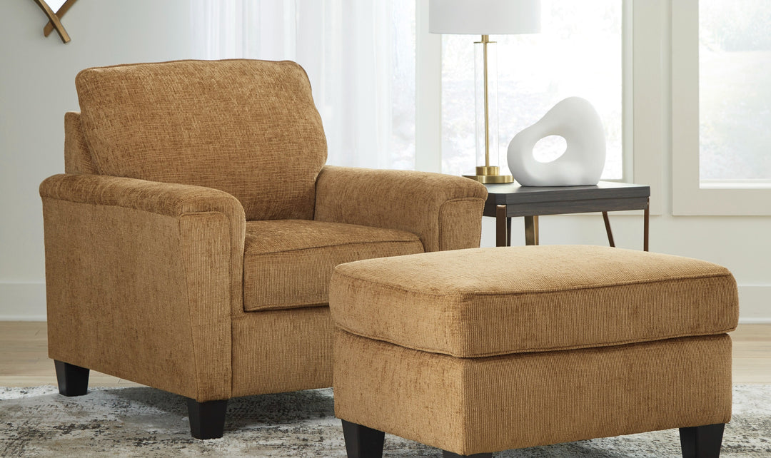 Modern Heritage Erinslane Fabric Chair with Attached Back and Seats-Jennifer Furniture