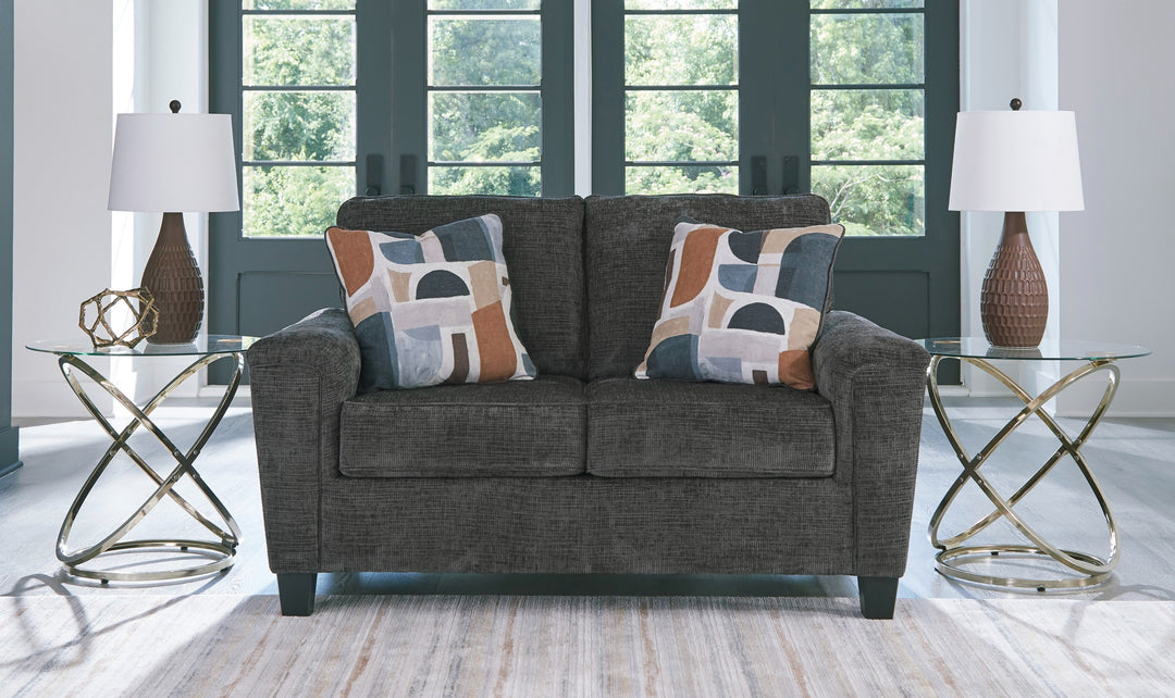 Modern Heritage Erinslane Fabric Loveseat With Tapered Legs-Jennifer Furniture