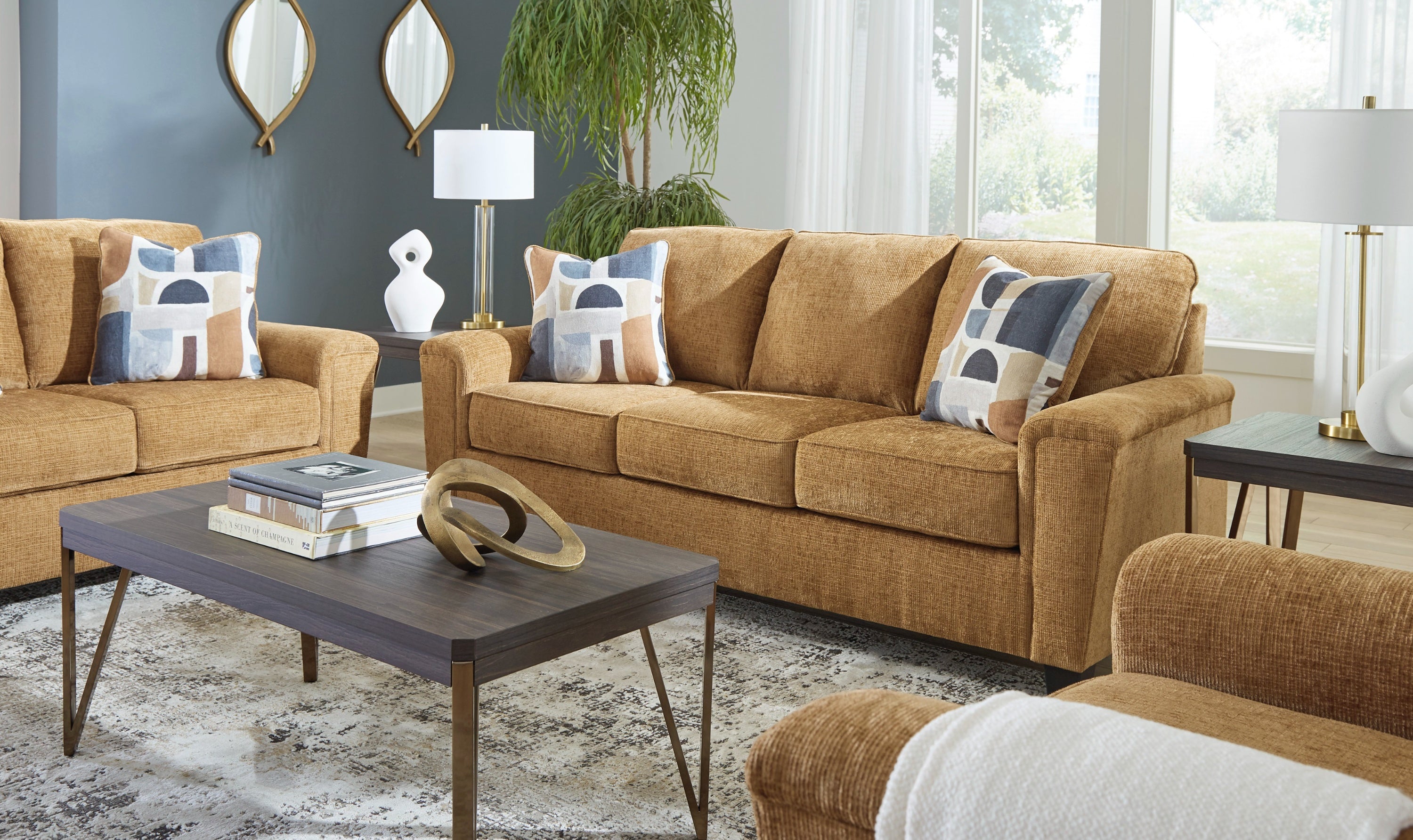 Modern Heritage Erinslane Living Room Set (Sofa + Loveseat + Chair)-Jennifer Furniture