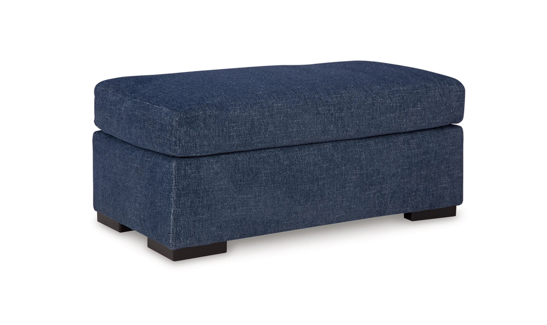 Modern Heritage Evansley Fabric Rectangular Accent Ottoman