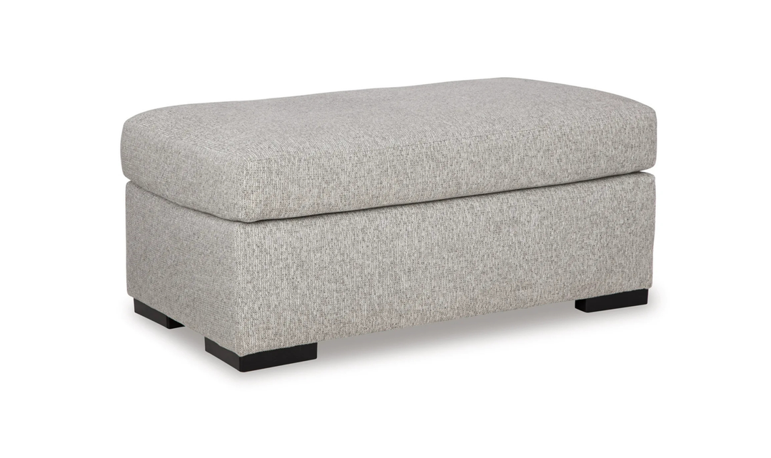 Modern Heritage Evansley Fabric Rectangular Accent Ottoman