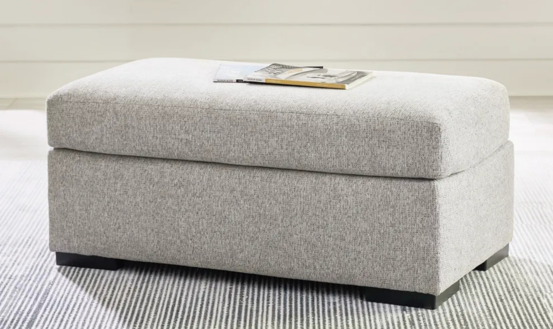 Modern Heritage Evansley Fabric Rectangular Accent Ottoman