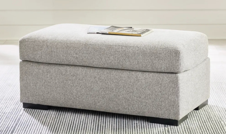 Modern Heritage Evansley Fabric Rectangular Accent Ottoman