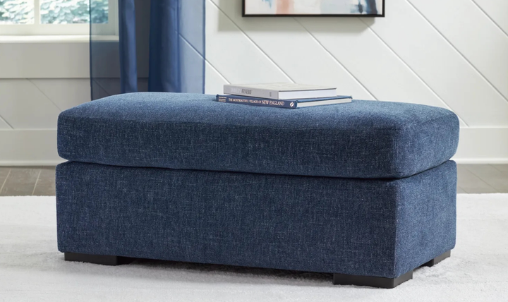 Modern Heritage Evansley Fabric Rectangular Accent Ottoman