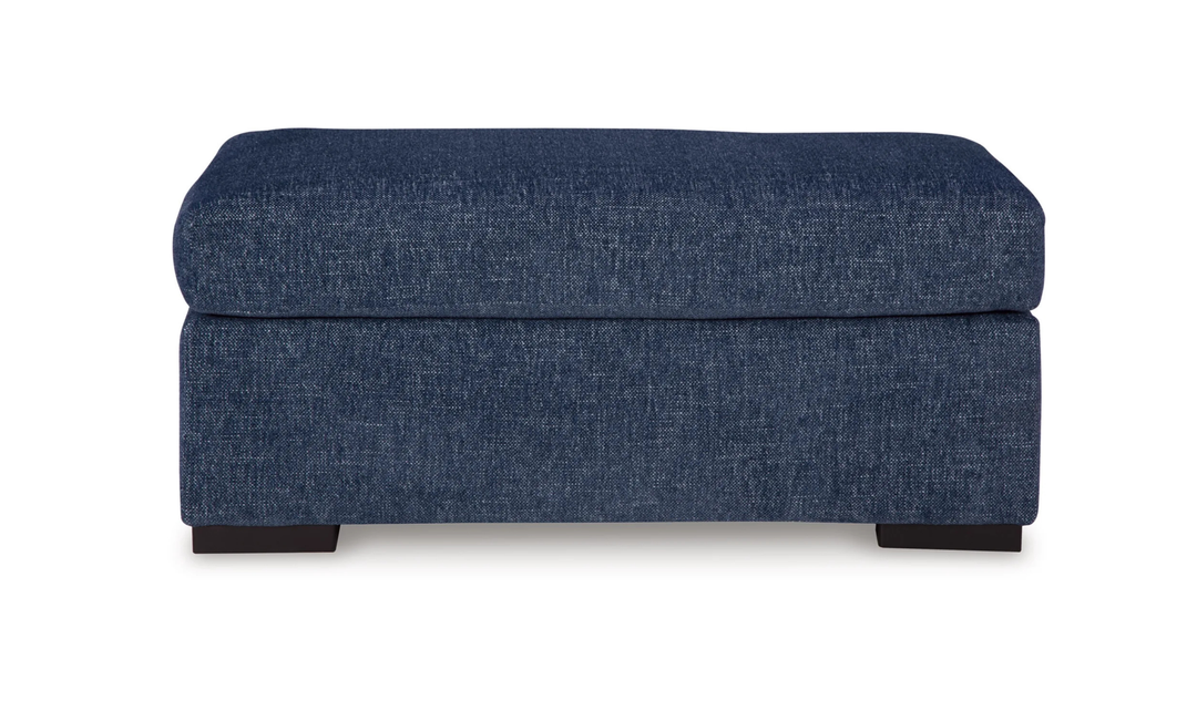 Modern Heritage Evansley Fabric Rectangular Accent Ottoman